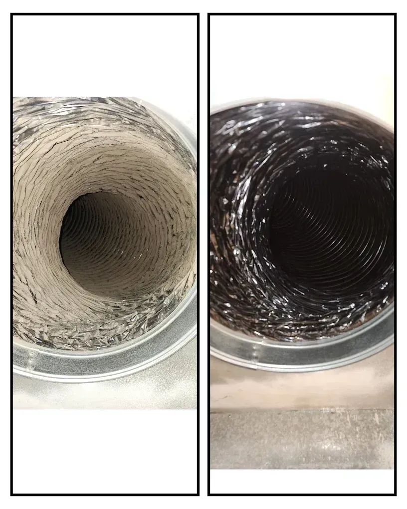 Professional duct cleaning inspection